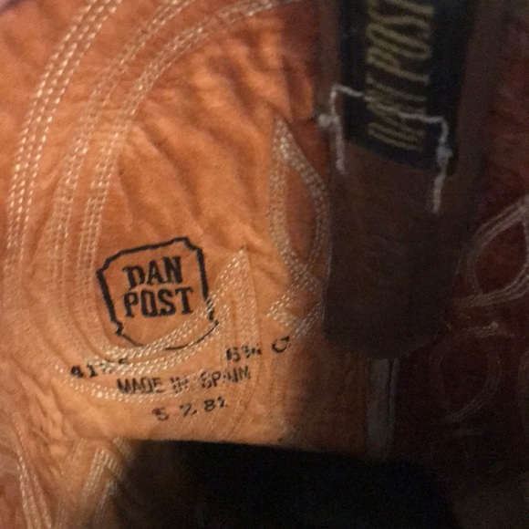 Dan Post Taupe Western Boots - Picture 5 of 9